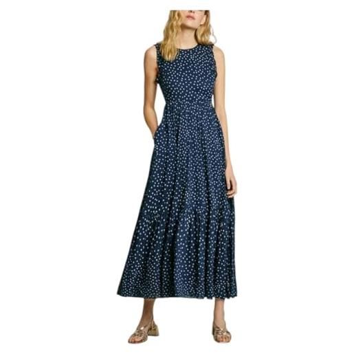 Pepe Jeans deborah vestito, blu (blu oceano), xs donna