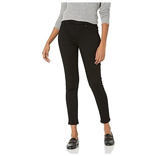 Amazon Essentials jegging elasticizzato senza zip a vita media - colori fuori produzione donna, rosa corallo, 50 lungo