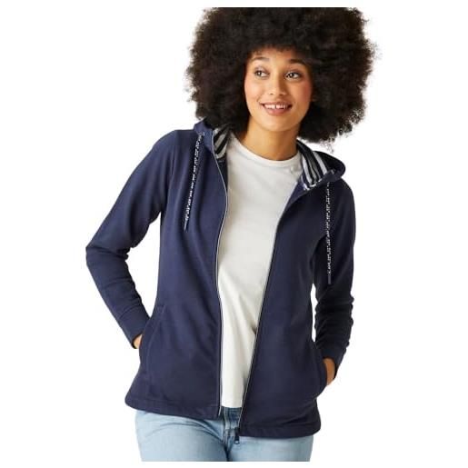 Regatta bayletta - felpa con cappuccio e zip intera da donna, colore: blu