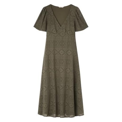 Springfield 8958328 vestito, grigio kaki, m donna