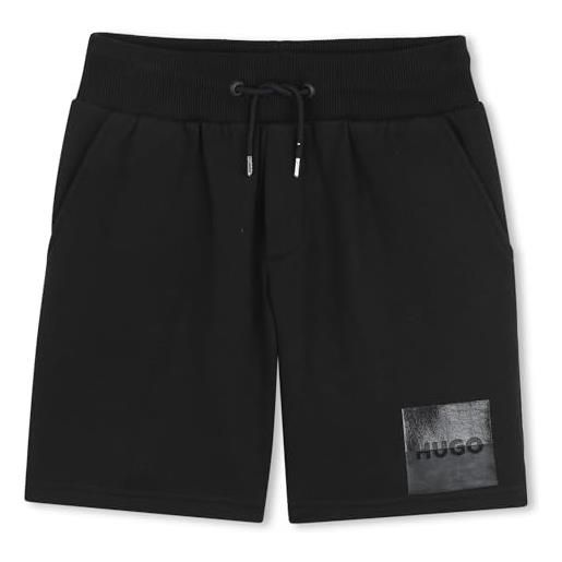 HUGO g00462 pantaloncini da ragazzo, nero, 16 anni