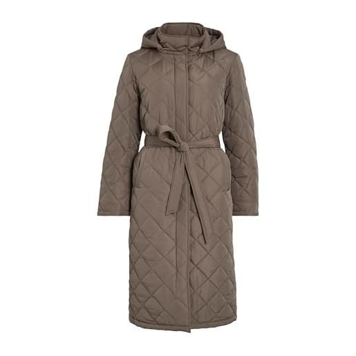 Vila vikante quilted l/s coat-noos - cappotto trapuntato da donna, falcon, numeric_34