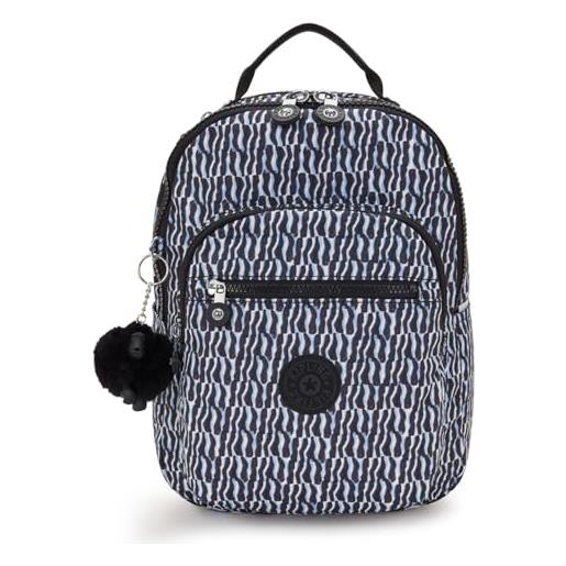 Kipling seoul s, borsa messenger unisex - adulto, holiday waves, 16 x 25.5 x 35 cm