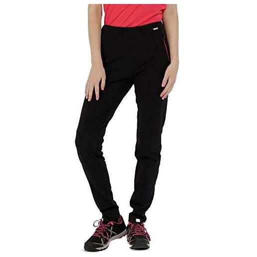 Regatta women's pentre stretch walking trousers, da donna, black, 18