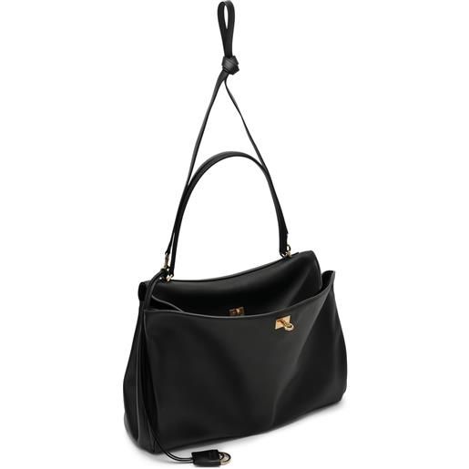 Balenciaga borsa a spalla in pelle - nero