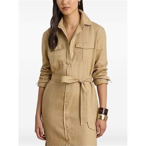 Lauren Ralph Lauren chemisier con cintura - toni neutri