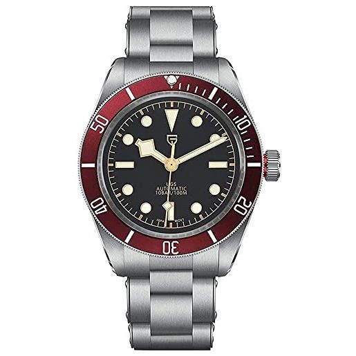 LACZ DENTON Orologio da uoo classico in acciaio inox eccanico