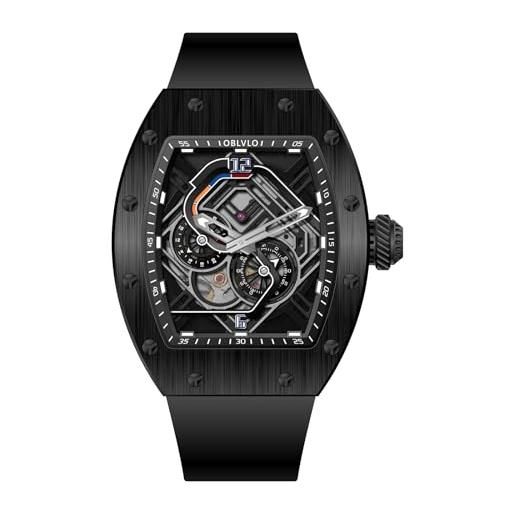 FORSINING Orologi da uomo meccanici automatici scheletro
