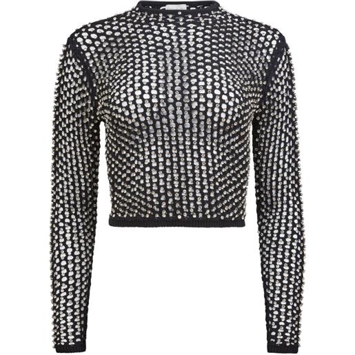 Fleur Du Mal top a maniche lunghe - nero