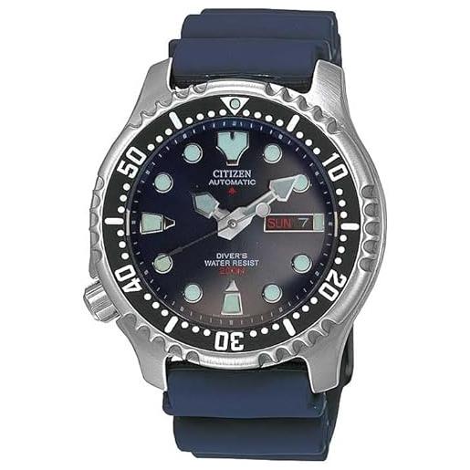 Citizen orologio analogico automatico uomo con cinturino in plastica ny0040-17le