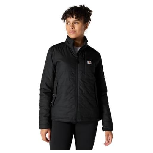 Carhartt giacca impermeabile rain defender, relaxed fit, pesantezza leggera, giacca gilliam donna, nero, xs