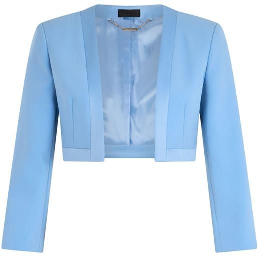 LIU JO giacca crop - x0647 light blue