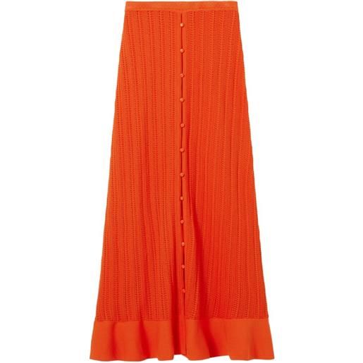 Claudie Pierlot gonna con bottoni - arancione