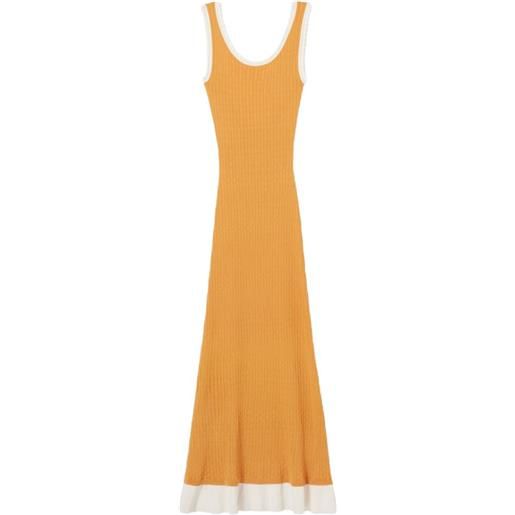 Claudie Pierlot abito con orlo a smerlo - arancione