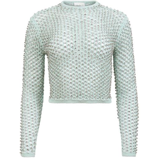 Fleur Du Mal top a maniche lunghe - verde