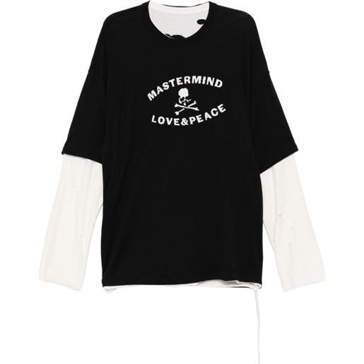 Mastermind World t-shirt con stampa - nero