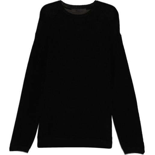 Y's maglione con stampa - nero