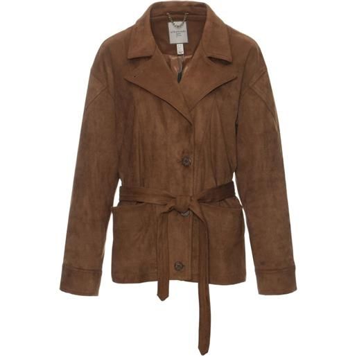 Urbancode giacca con applicazione - marrone