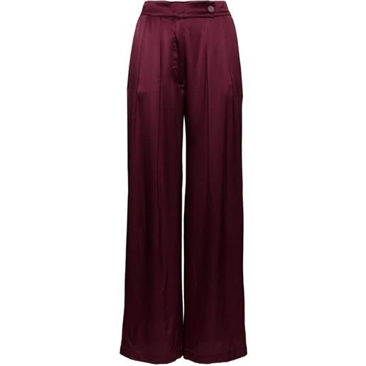 SABLYN pantaloni brooke con pieghe - rosso
