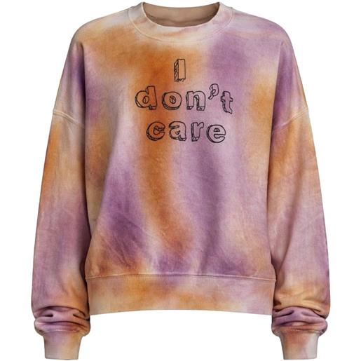 R13 felpa con fantasia tie dye - viola