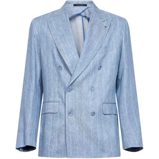 Tagliatore giacca a righe - blu