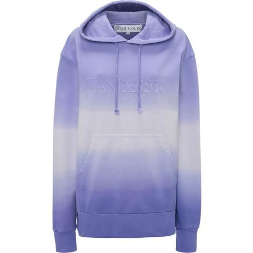 JW Anderson felpa con ricamo - viola