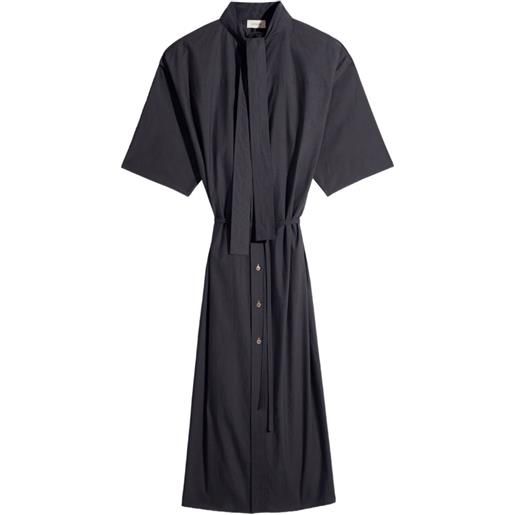 LEMAIRE tubino con foulard - nero