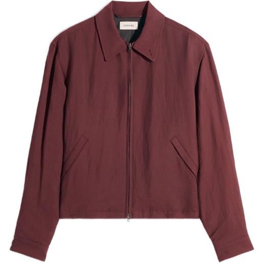 LEMAIRE giacca con zip - rosso