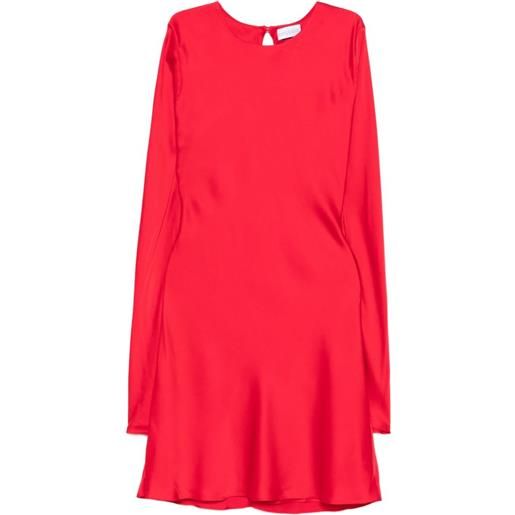 SILKYLICIOUS abito corto a maniche lunghe - rosso