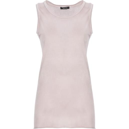 Avant Toi fine-knit tank top - rosa