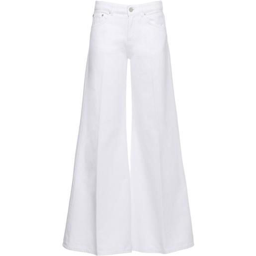DONDUP jeans marlen a gamba ampia - bianco