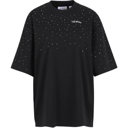 Off-White t-shirt con decorazione - nero