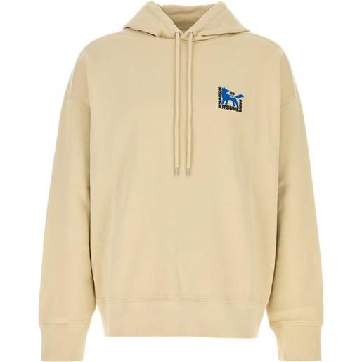 Maison Kitsuné felpa gallery fox oversize - toni neutri