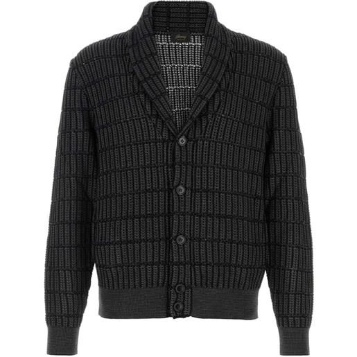 Brioni cardigan con bottoni - nero