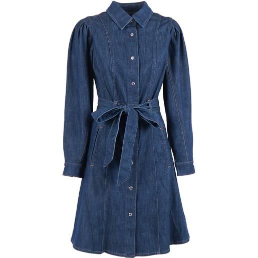 7 FOR ALL MANKIND puff sleeves dress short halona