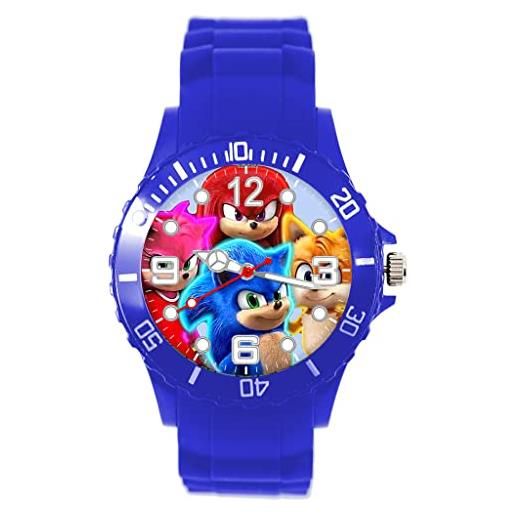 TAPORT orologio al quarzo in silicone blu per i fan del gioco e5, blu, cinturino