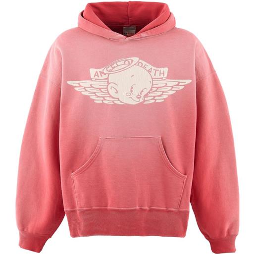 SAINT MXXXXXX felpa baby michael con stampa grafica - rosso