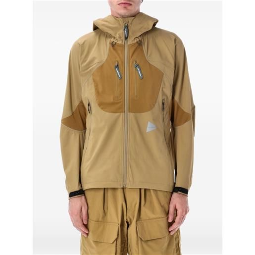and Wander giacca con zip - toni neutri