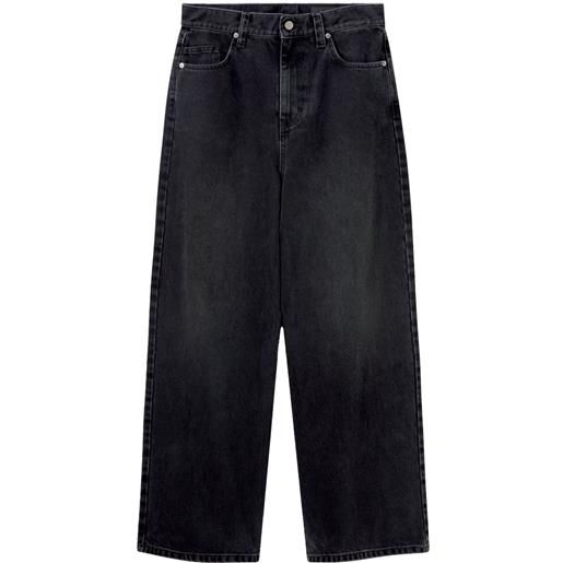 Axel Arigato jeans clara a gamba ampia - nero