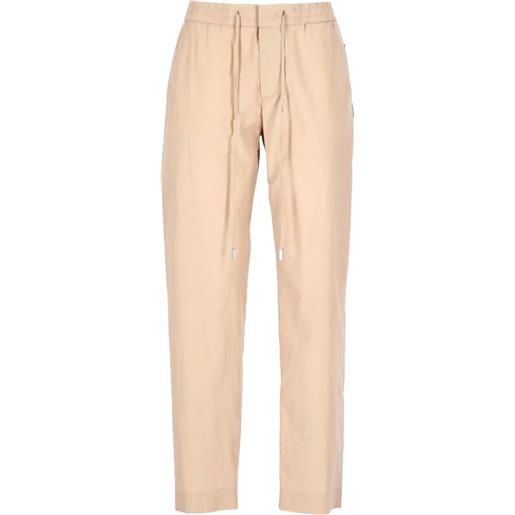 PT Torino pantaloni in cotone con coulisse - toni neutri