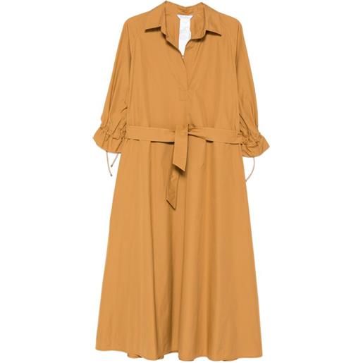 Max Mara abito mirto con cintura - toni neutri
