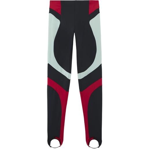 Off-White leggings con design color-block - nero