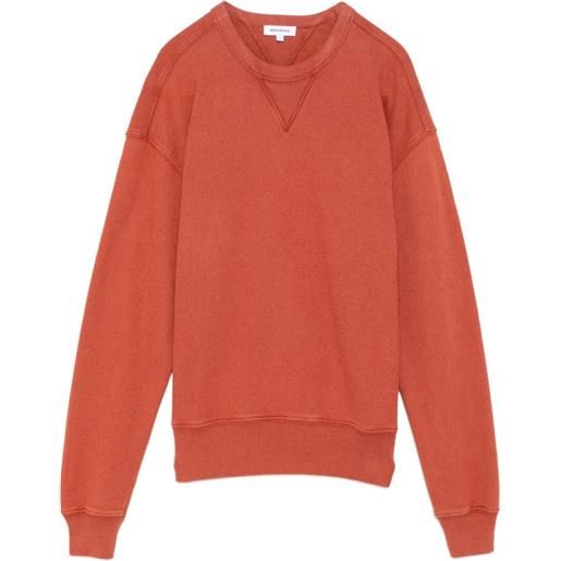Norse Projects felpa kulhuse loopback - arancione