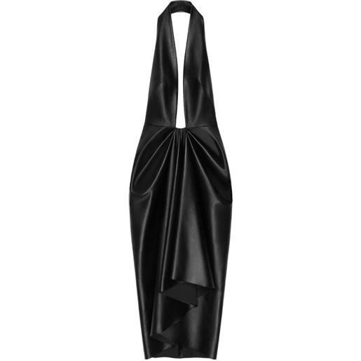 Givenchy abito lungo drappeggiato - nero