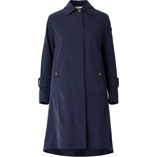 Peuterey trench con bottoni - blu