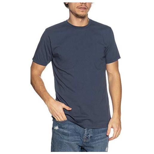 Colorful standard classic organic tee petrol blue size l