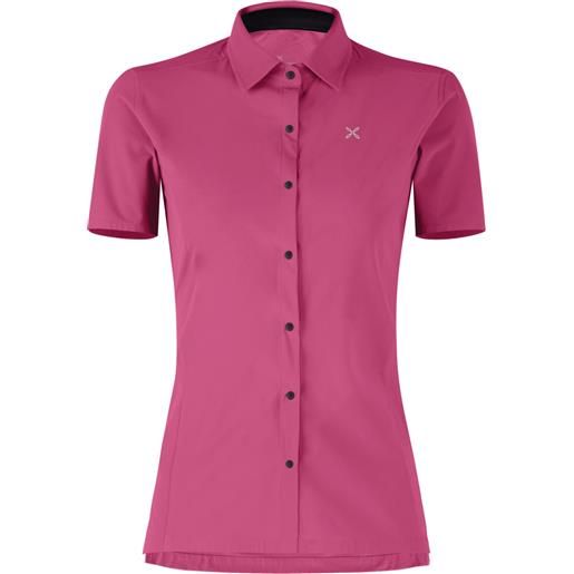 MONTURA solid s/s shirt woman camicia trekking donna