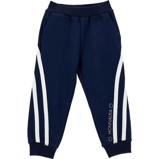 Monnalisa pantaloni jogger felpa stretch