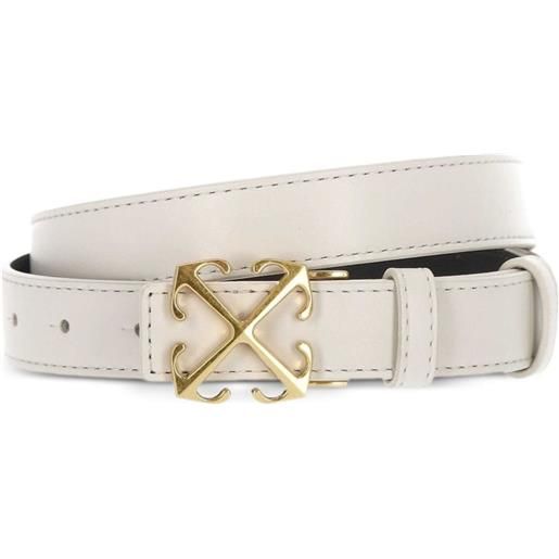 Off-White cintura con fibbia arrows - toni neutri