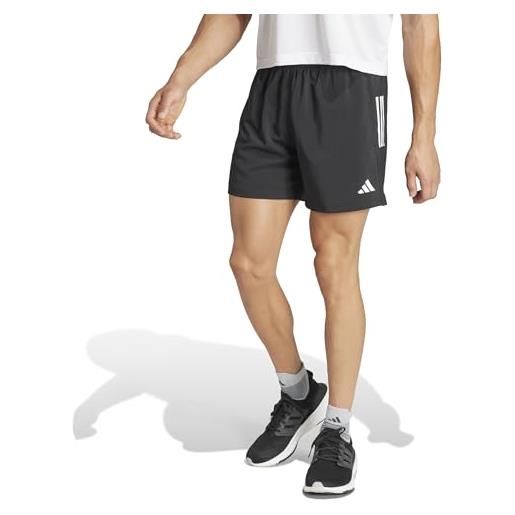 adidas uomo own the run shorts, black, xl 7 inch
